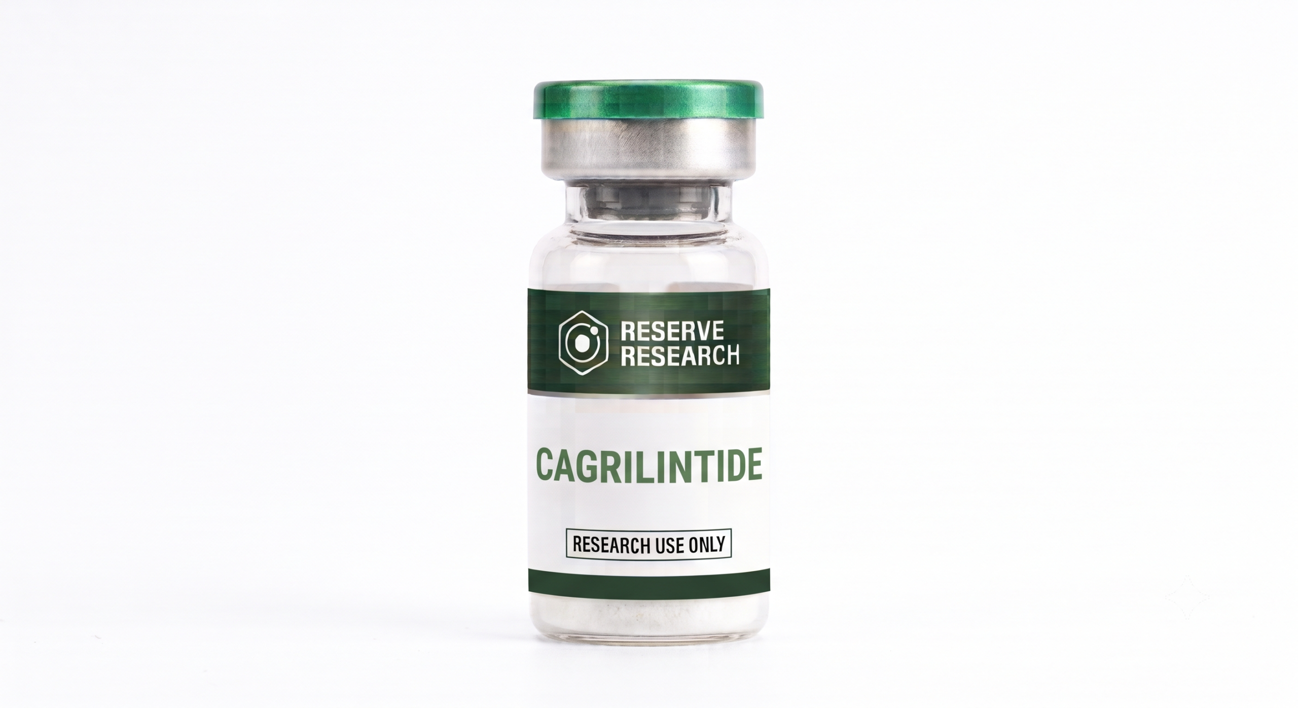 Cagrilintide research peptide vial — Reserve Research