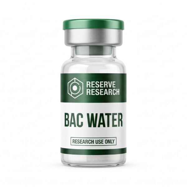 Sterile 3 mL bacteriostatic water vial with 0.9% benzyl alcohol — Reserve Research