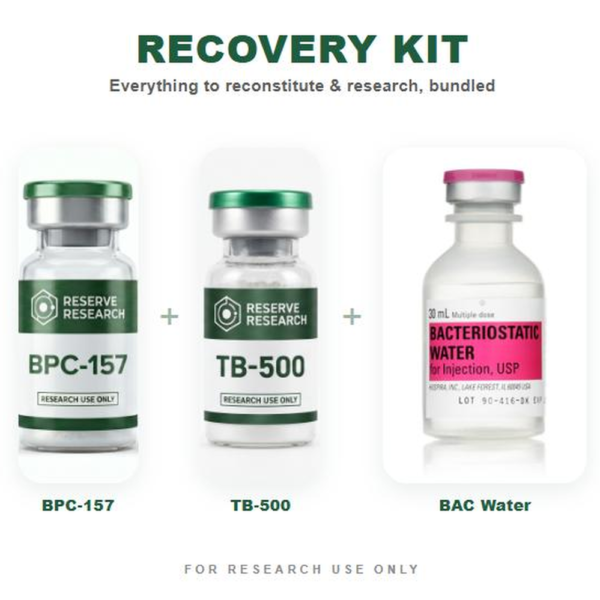 BPC-157 + TB-500 + BAC Water Recovery Kit